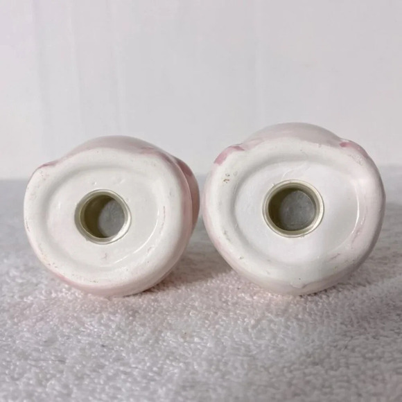 Vintage Ceramic Pink  Pig Salt & Pepper Shakers - Picture 7 of 9